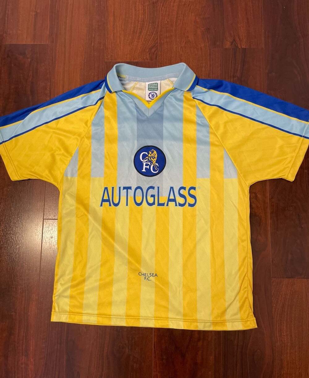 Score Draw Chelsea FC 1996-98 Away Retro Football Shirt
